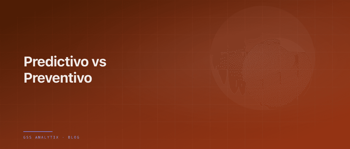 Comparación entre mantenimiento predictivo y preventivo