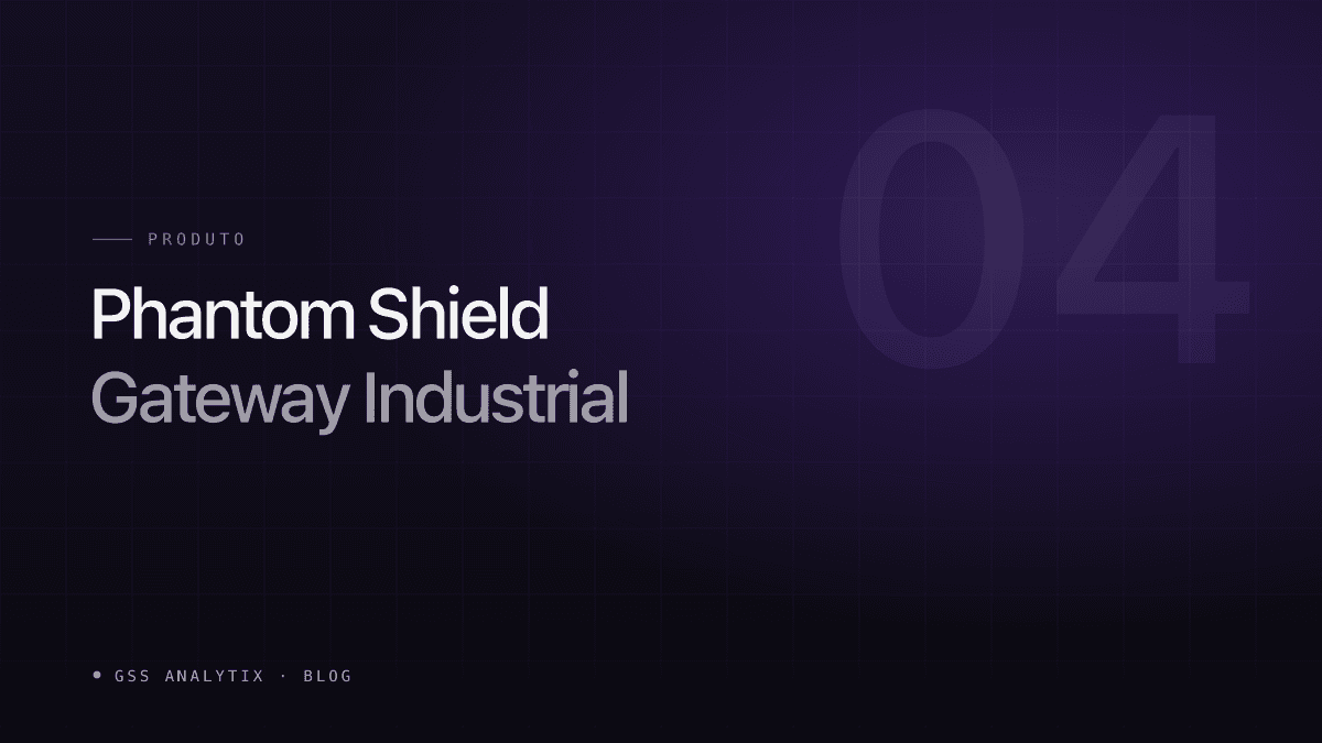 Gateway industrial Phantom Shield conectando equipamentos legados