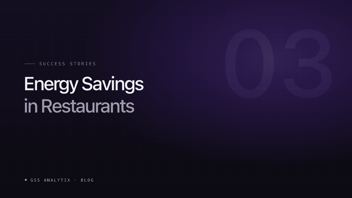 How a restaurant chain saved $350/month per site on energy