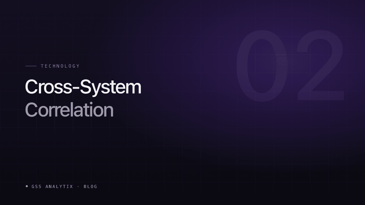 The hidden value of cross-system correlation