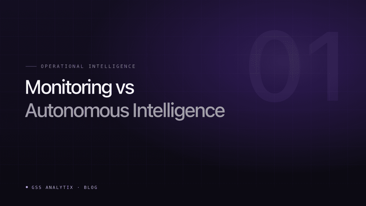 Why monitoring your infrastructure is no longer enough